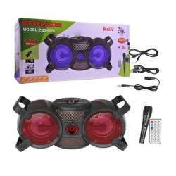 Sing-e Portable Wireless Speaker ZQS4229 with Mic and Remote Control Red Sing-e Portable Wireless Speaker ZQS4229 with Mic and Remote Control Red